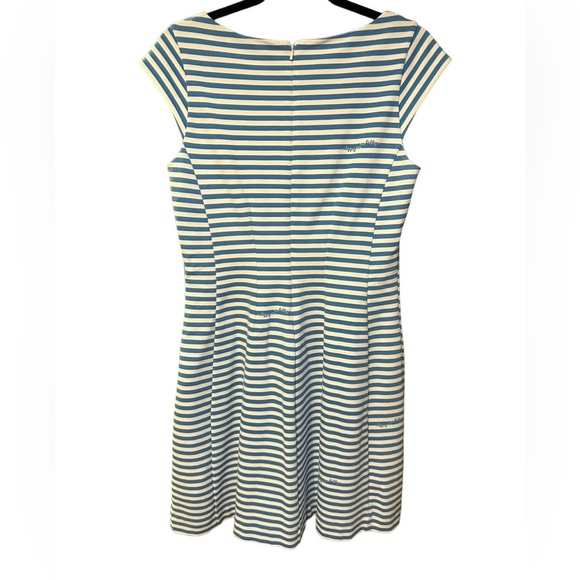 Lilly Pulitzer blue briella stretch stripe mini dress size M - Picture 5 of 11